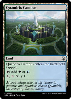 Quandrix Campus (Ripple Foil) (366) [Modern Horizons 3 Commander] foil - Deck Out Gaming