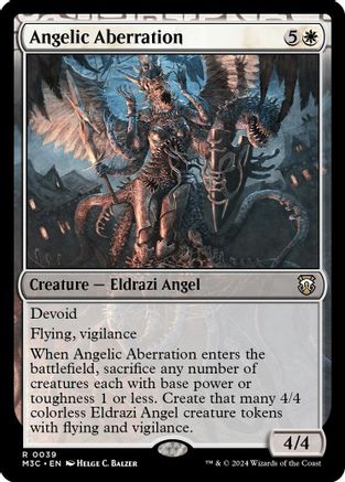 Angelic Aberration (Ripple Foil) (39) [Modern Horizons 3 Commander] foil - Deck Out Gaming