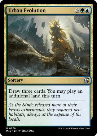 Urban Evolution (Ripple Foil) (276) [Modern Horizons 3 Commander] foil - Deck Out Gaming