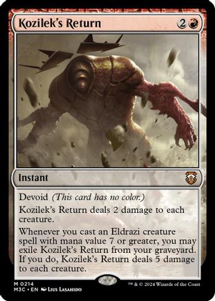 Kozilek's Return (Ripple Foil) (214) [Modern Horizons 3 Commander] foil - Deck Out Gaming