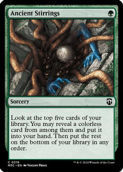 Ancient Stirrings (Ripple Foil) (219) [Modern Horizons 3 Commander] foil - Deck Out Gaming