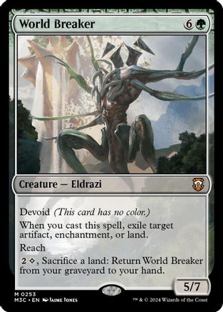 World Breaker (Ripple Foil) (253) [Modern Horizons 3 Commander] foil - Deck Out Gaming