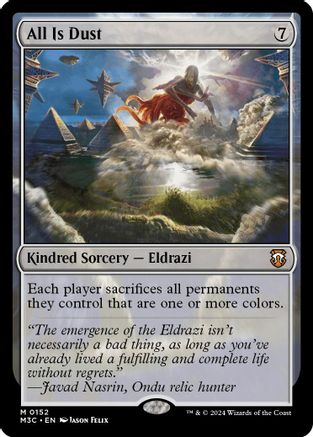 All Is Dust (Ripple Foil) (152) [Modern Horizons 3 Commander] foil - Deck Out Gaming