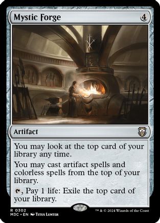 Mystic Forge (Ripple Foil) (302) [Modern Horizons 3 Commander] foil - Deck Out Gaming