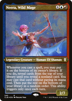Neera, Wild Mage (545) [Commander Legends: Battle for Baldur's Gate] etched - Deck Out Gaming