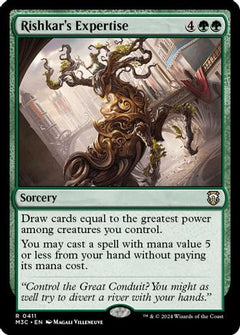 Rishkar's Expertise (Ripple Foil) (411) [Modern Horizons 3 Commander] foil - Deck Out Gaming