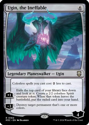 Ugin, the Ineffable (Ripple Foil) (160) [Modern Horizons 3 Commander] foil - Deck Out Gaming