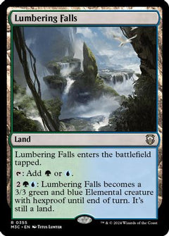 Lumbering Falls (Ripple Foil) (355) [Modern Horizons 3 Commander] foil - Deck Out Gaming