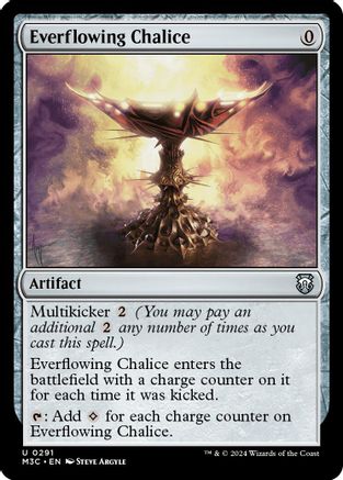 Everflowing Chalice (Ripple Foil) (291) [Modern Horizons 3 Commander] foil - Deck Out Gaming