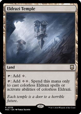 Eldrazi Temple (Ripple Foil) (339) [Modern Horizons 3 Commander] foil - Deck Out Gaming