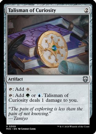Talisman of Curiosity (Ripple Foil) (309) [Modern Horizons 3 Commander] foil - Deck Out Gaming