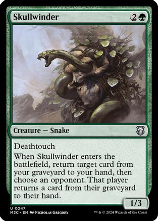 Skullwinder (Ripple Foil) (247) [Modern Horizons 3 Commander] foil - Deck Out Gaming