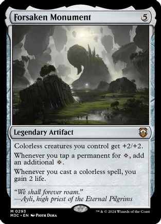 Forsaken Monument (Ripple Foil) (293) [Modern Horizons 3 Commander] foil - Deck Out Gaming