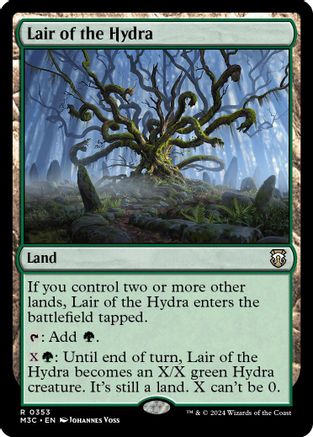 Lair of the Hydra (Ripple Foil) (353) [Modern Horizons 3 Commander] foil - Deck Out Gaming