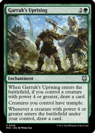Garruk's Uprising (Ripple Foil) (229) [Modern Horizons 3 Commander] foil - Deck Out Gaming