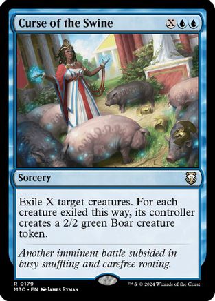 Curse of the Swine (Ripple Foil) (179) [Modern Horizons 3 Commander] foil - Deck Out Gaming