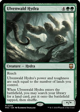 Ulvenwald Hydra (Ripple Foil) (250) [Modern Horizons 3 Commander] foil - Deck Out Gaming