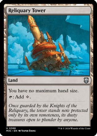 Reliquary Tower (Ripple Foil) (368) [Modern Horizons 3 Commander] foil - Deck Out Gaming