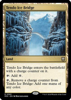 Tendo Ice Bridge (Ripple Foil) (393) [Modern Horizons 3 Commander] foil - Deck Out Gaming