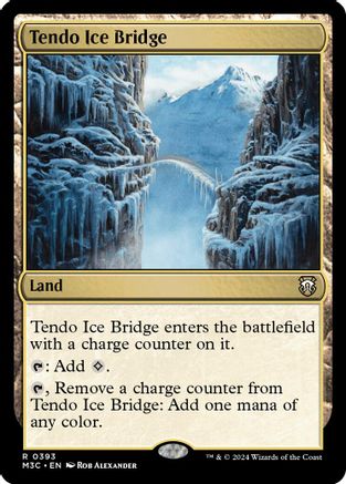 Tendo Ice Bridge (Ripple Foil) (393) [Modern Horizons 3 Commander] foil - Deck Out Gaming