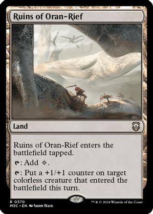 Ruins of Oran-Rief (Ripple Foil) (370) [Modern Horizons 3 Commander] foil - Deck Out Gaming