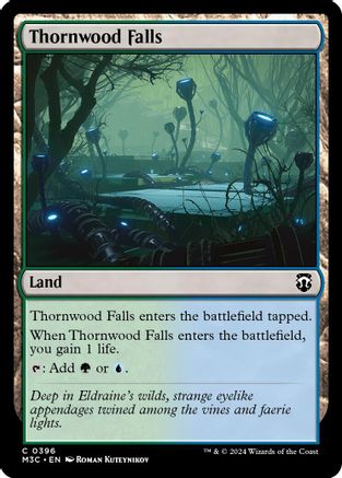 Thornwood Falls (Ripple Foil) (396) [Modern Horizons 3 Commander] foil - Deck Out Gaming