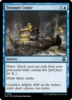 Treasure Cruise (Ripple Foil) (195) [Modern Horizons 3 Commander] foil - Deck Out Gaming