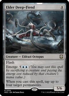 Elder Deep-Fiend (Ripple Foil) (154) [Modern Horizons 3 Commander] foil - Deck Out Gaming