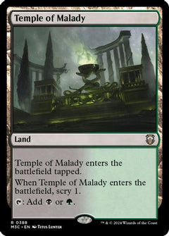 Temple of Malady (Ripple Foil) (388) [Modern Horizons 3 Commander] foil - Deck Out Gaming