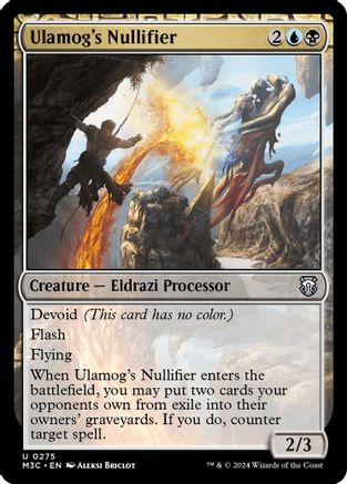Ulamog's Nullifier (Ripple Foil) (275) [Modern Horizons 3 Commander] foil - Deck Out Gaming