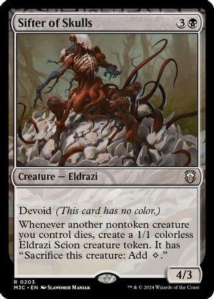 Sifter of Skulls (Ripple Foil) (203) [Modern Horizons 3 Commander] foil - Deck Out Gaming