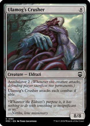 Ulamog's Crusher (Ripple Foil) (161) [Modern Horizons 3 Commander] foil - Deck Out Gaming