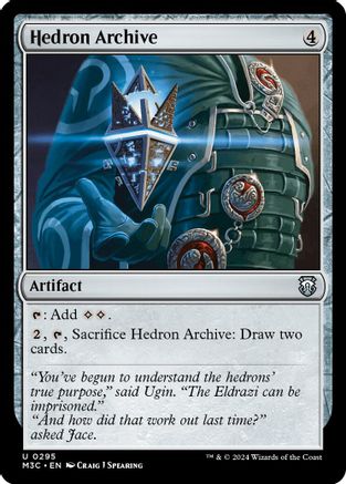 Hedron Archive (Ripple Foil) (295) [Modern Horizons 3 Commander] foil - Deck Out Gaming