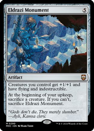 Eldrazi Monument (Ripple Foil) (290) [Modern Horizons 3 Commander] foil - Deck Out Gaming
