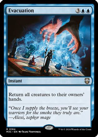 Evacuation (Ripple Foil) (184) [Modern Horizons 3 Commander] foil - Deck Out Gaming