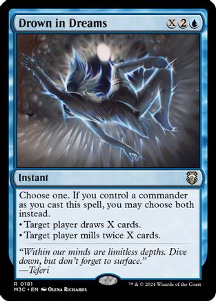 Drown in Dreams (Ripple Foil) (181) [Modern Horizons 3 Commander] foil - Deck Out Gaming