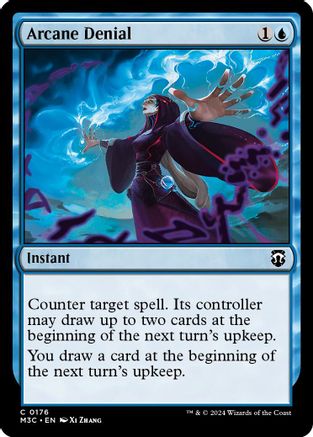 Arcane Denial (Ripple Foil) (176) [Modern Horizons 3 Commander] foil - Deck Out Gaming