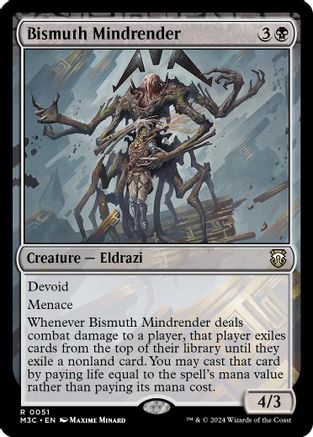 Bismuth Mindrender (Ripple Foil) (51) [Modern Horizons 3 Commander] foil - Deck Out Gaming