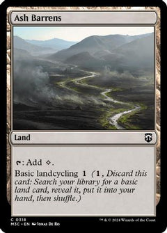 Ash Barrens (Ripple Foil) (318) [Modern Horizons 3 Commander] foil - Deck Out Gaming