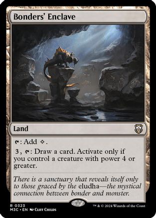 Bonders' Enclave (Ripple Foil) (323) [Modern Horizons 3 Commander] foil - Deck Out Gaming