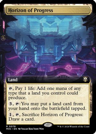 Horizon of Progress (Extended Art) (Ripple Foil) (78) [Modern Horizons 3 Commander] foil - Deck Out Gaming