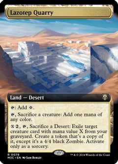 Lazotep Quarry (Extended Art) (Ripple Foil) (79) [Modern Horizons 3 Commander] foil - Deck Out Gaming