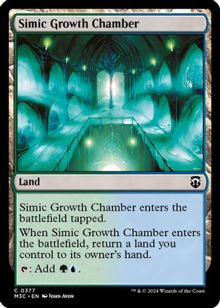 Simic Growth Chamber (Ripple Foil) (377) [Modern Horizons 3 Commander] foil - Deck Out Gaming