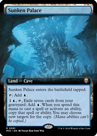 Sunken Palace (Extended Art) (Ripple Foil) (81) [Modern Horizons 3 Commander] foil - Deck Out Gaming