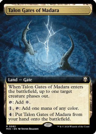 Talon Gates of Madara (Extended Art) (Ripple Foil) (82) [Modern Horizons 3 Commander] foil - Deck Out Gaming