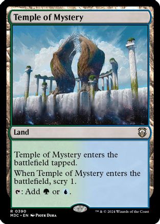 Temple of Mystery (Ripple Foil) (390) [Modern Horizons 3 Commander] foil - Deck Out Gaming