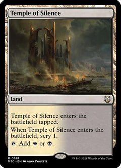 Temple of Silence (Ripple Foil) (391) [Modern Horizons 3 Commander] foil - Deck Out Gaming