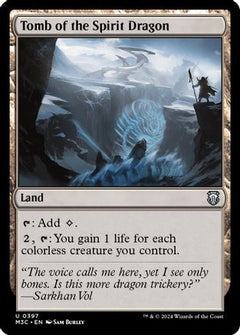 Tomb of the Spirit Dragon (Ripple Foil) (397) [Modern Horizons 3 Commander] foil - Deck Out Gaming