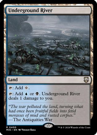 Underground River (Ripple Foil) (400) [Modern Horizons 3 Commander] foil - Deck Out Gaming