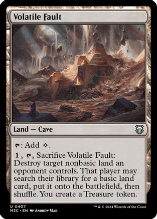 Volatile Fault (Ripple Foil) (407) [Modern Horizons 3 Commander] foil - Deck Out Gaming